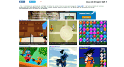 Desktop Screenshot of jeux2dragonballz.com